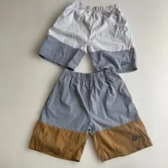 130 短パン 2枚セット しまむら ハーフパンツ 半ズボン