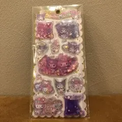 マイメロ　クロミ　キラキラウォーターインシール