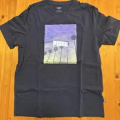 PUMA フォトプリント Tシャツ S 黒　半袖　一度使用