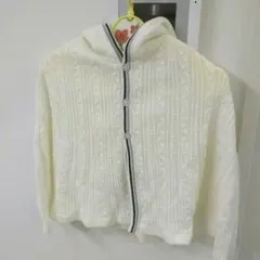 【新品未使用】コムサフォセット　ニットポンチョ