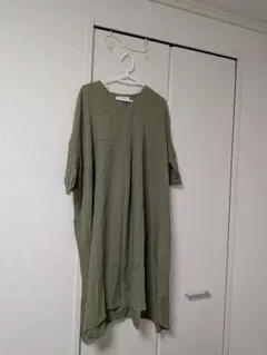 半袖 チュニック カーキ LLサイズ