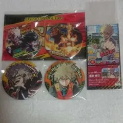 僕のヒーローアカデミア 缶バッジ 爆豪 原作 カード 限定品 グッズ セット