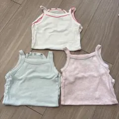 プチバトー　6ヶ月　肌着3点セット