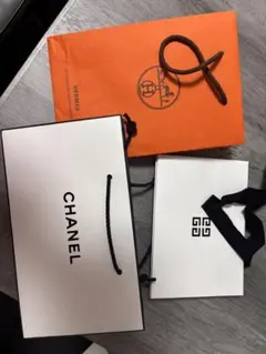 CHANEL・HERMES・GIVENCHY ショッパー3点セット