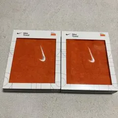 未使用　NIKE ナイキ　スポーツタオル　フェイスタオル　 2セット　オレンジのサムネイル