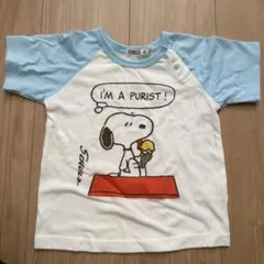 PEANUTS スヌーピー ラグラン Tシャツ 95cmのサムネイル