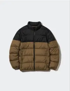 ユニクロ　ウルトラライトダウンジャケット / 3Dカット　ブラウン