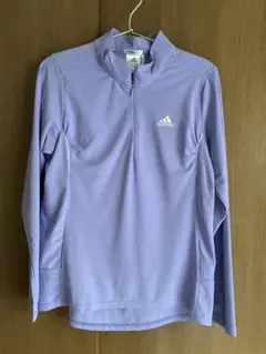adidas CLIMALITE トレーニングトップ 薄紫 Lのサムネイル