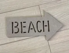 新品　ウッドオブジェ BEACH インテリア雑貨