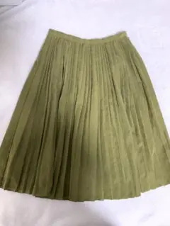 フリークスストア   プリーツスカート   カーキ  グリーン
