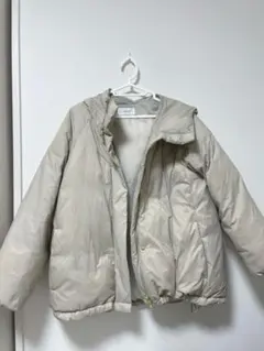 グローバルワーク　エアリュクスダウンフードブルゾン