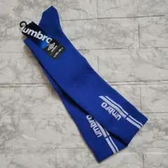 新品☆umbroアンブロ　サッカーソックス　ブルー　ストッキング　23〜25cm