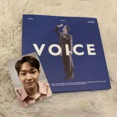 SHINee オニュ　ONEW VOICE アルバム　トレカ　カード　新品未開封 新品,未開封⭐︎SHINee ONEW オンユ オニュ voice おまけ7点付き