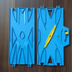 プラレール ２個セット（複線ポイントレール　自動クロスレール）絶版