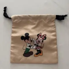 ミッキーマウス ミニーマウス 巾着