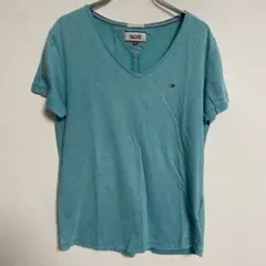HILFIGER DENIM Vネック Tシャツ ブルー Mのサムネイル