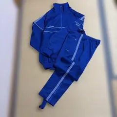 adidas アディダス オールドジャージ 上下セット ブルー