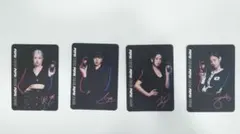 【海外限定】ブラックピンク ジス リサ ジェニー ロゼ トレカ4枚セット トレカ