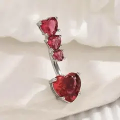 新品✨️】へそピアス ハート