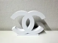 シャネル　ロゴ　置物 シャネル 店舗ディスプレイ オブジェ 置物 ブラック ココマーク 台座