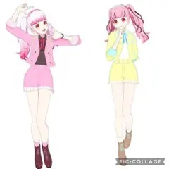 ガーリーデニムジャケット プリマジ フルコーデ