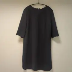 【美品】muse ワンピース　ネイビー
