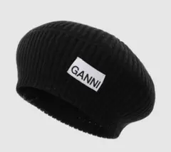 【本日お値下げ中！】GANNI ブラック ベレー帽