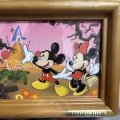 【希少・未使用】ディズニー おはなしギャラリー 木製額 完備品 紙芝居 知育