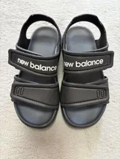 【値下げ】new balance ブラック サンダル　サイズ17
