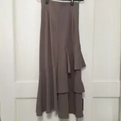 ココディール cocodeal ハイウエストレースアップスカート マーメイド