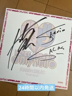 イナサラ INABA/SALAS 直筆サイン色紙 INABA/SALAS サイン色紙 B'z 稲葉浩志 サラス イナサラ 会場限定