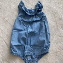 ベビーギャップ　デニムロンパース　70