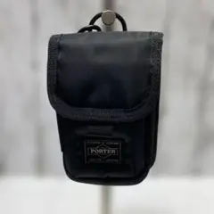 PORTER ブラック ポーチ カラビナ付き