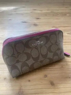 COACH シグネチャー ハート柄 ペンケース ポーチ - メルカリ
