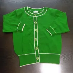 レトロ　七分袖セーター