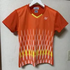 YONEX テニスウェア レディースM オレンジ/イエロー