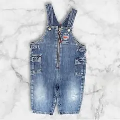 MIKIHOUSEミキハウス 80cm デニムオーバーオール