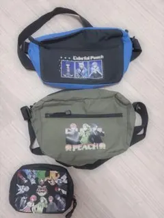 カラフルピーチ バッグセット 3点
