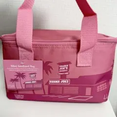【新品未使用★美品】ミニ保冷バッグTrader Joe’s トレジョ　ピンク