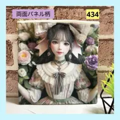 フラットポーチ　お花が似合う女性　ハンドメイド（おまとめ値引き有り）