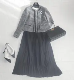 専用✨LAUTREAMONT ツイード ノーカラージャケット セット　スカート