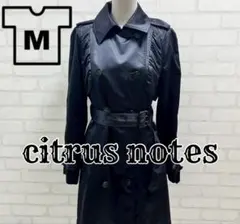 ★美品★citrus notes ブラック M ダブルブレスト トレンチコートのサムネイル