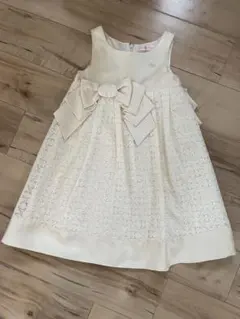 メゾピアノ　ワンピース　ドレス　130 レース　美品　可愛い