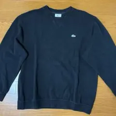 LACOSTE クルーネック スウェット ブラック サイズ3