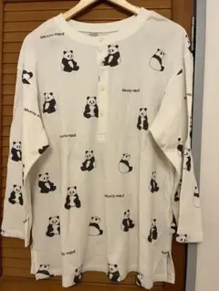 ジェラートピケ　パンダワッフルプルオーバー