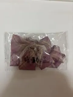 チェック柄リボン　コスプレ用