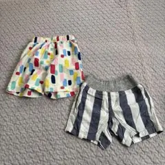 80cm 男の子　水着＆ショートパンツ２点セット