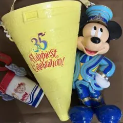 ディズニー ポップコーンバケット 2点セット ミッキー35周年＆ダッフィー