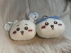 【新品未使用】 2種セット ちいかわ&ハチワレ パスケースポーチぬいぐるみ