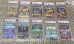 d*7様 ブイズex PSA 10連番 ポケモンカード テラスタルフェス